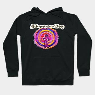 Shake your groove thing on the disco soul train Hoodie